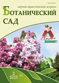 №2 (5) 2025 Ботанический сад